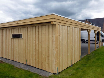 Abstellraum Carport 9
